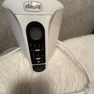 Chicco White Baby Bottle and Glass Jar Warmer